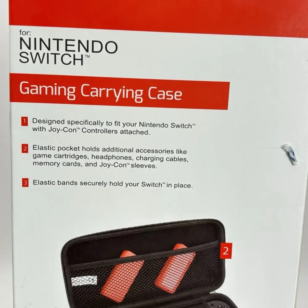 Nintendo Switch PRO TRAVEL Case Advanctech BLACK NEW IN BOX Switch Not Included